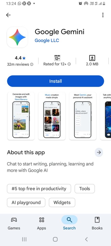 android gemini new floating ui