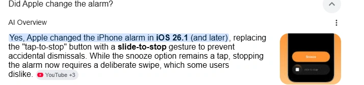 ios 26.4 new alarm feature