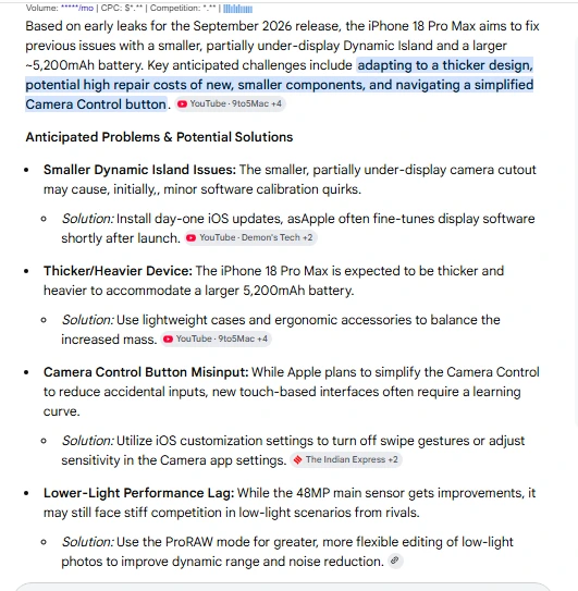 iphone 18 max pro problems solutions