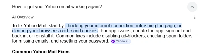 yahoo mail solutions and problems