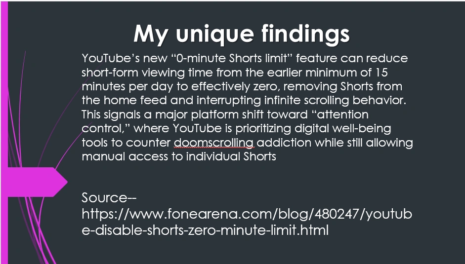 youtube limit shorts