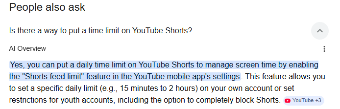youtube shorts time limit