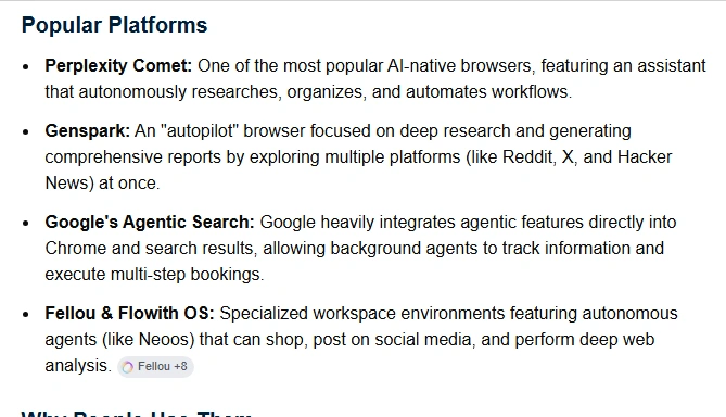 agentic browser search guide