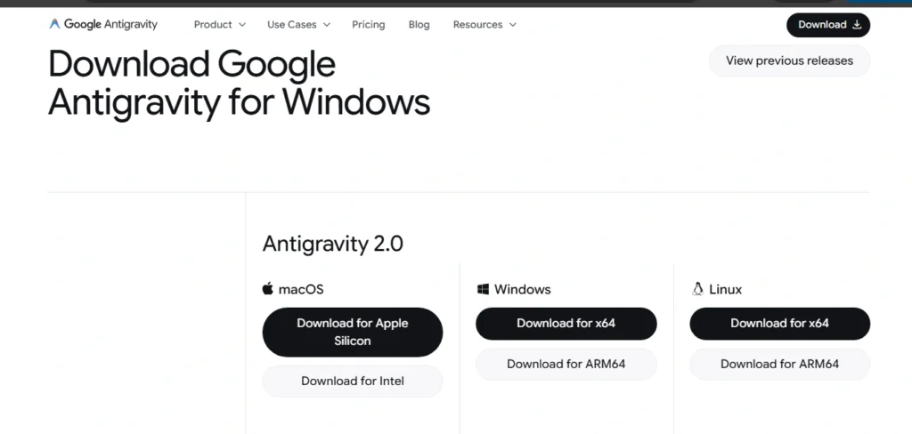 google antigravity 2.0