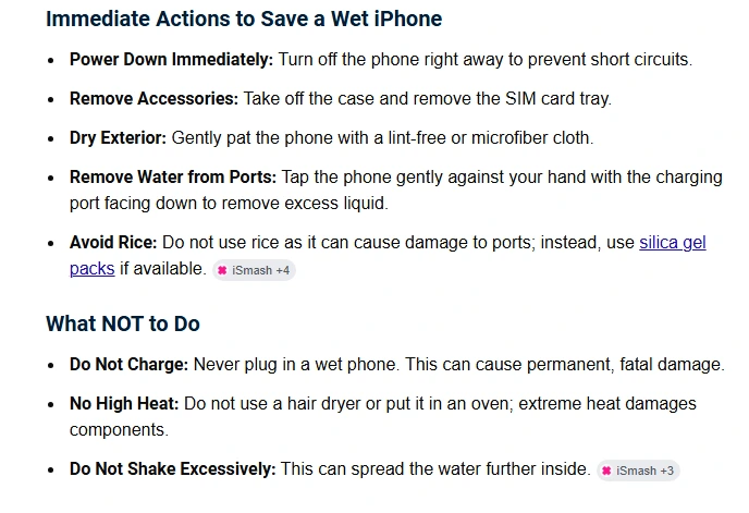 iphone android waterproof problems fixes