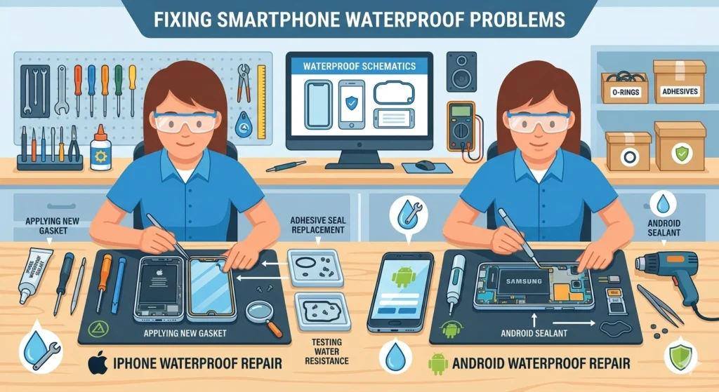 iphone android waterproof problems fix