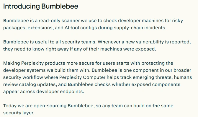 perplexity bumblebee guide