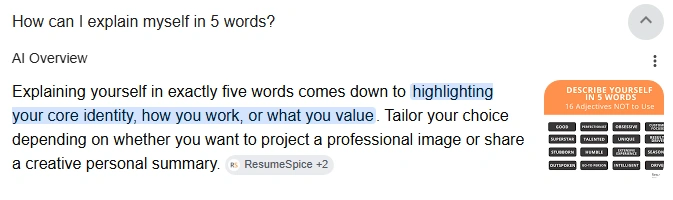 answer tell me about yourself