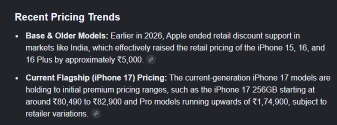 iphone price increase
