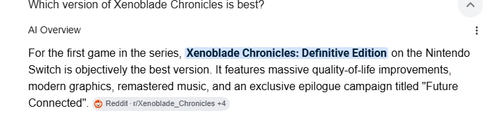 xenoblade chronicles 3ds review