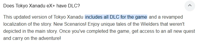 tokyo xanadu ex+
