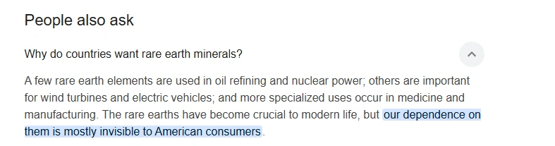 rare earth minerals
