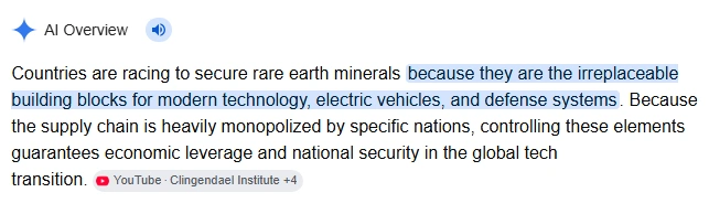 rare earth minerals
