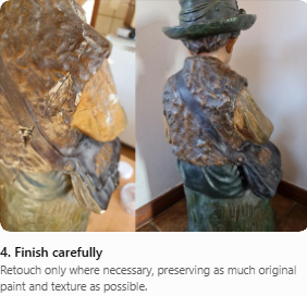 How to Fix a Split Chalkware Statue