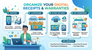 How to Organize Digital Receipts and Warranties